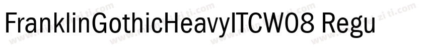 FranklinGothicHeavyITCW08 Regular字体转换